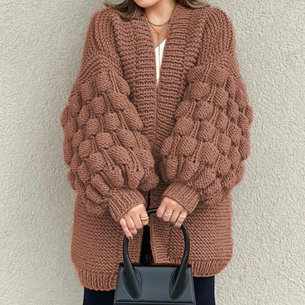 Stylische Winterjacke Damen Elegant Puff
