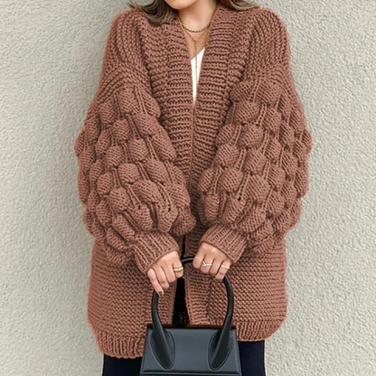 Stylische Winterjacke Damen Elegant Puff