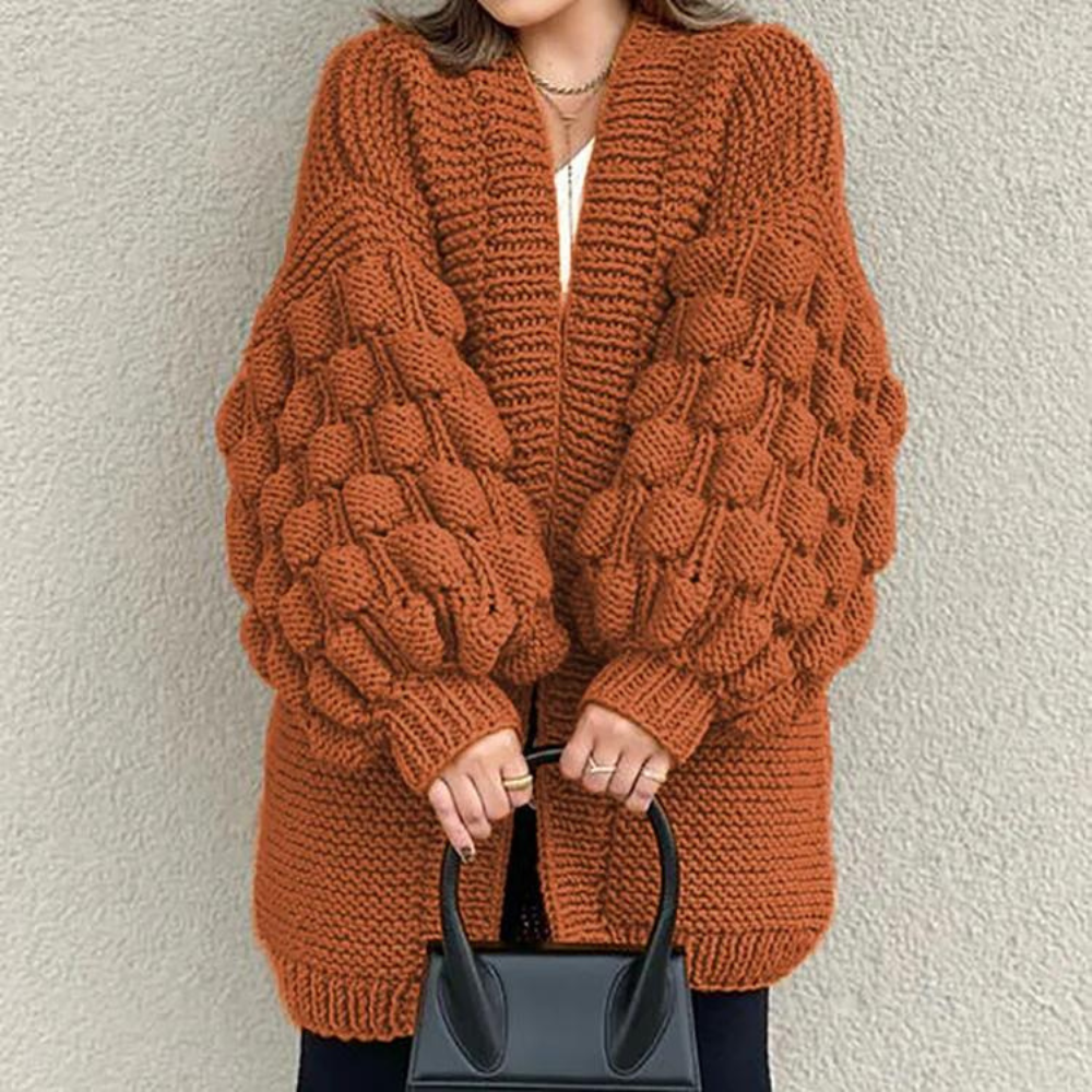 Stylische Winterjacke Damen Elegant Puff