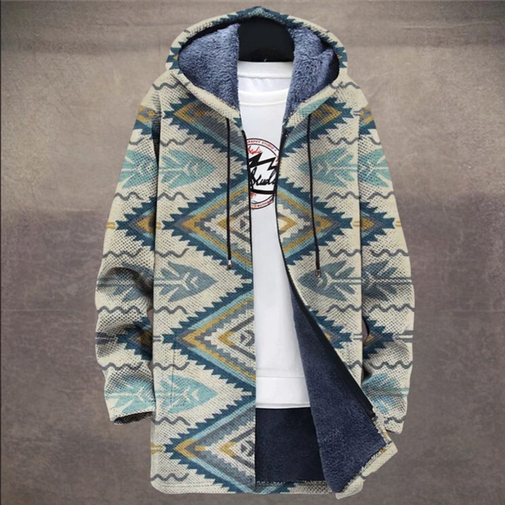 Stylische Herrenweste Retro Blockfarben