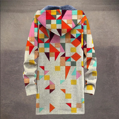 Stylische Herrenweste Retro Blockfarben - IdealeKleiden