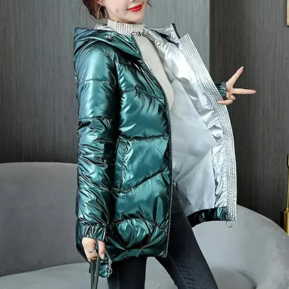 Bequeme Damenjacke Warm Kapuzenjacke
