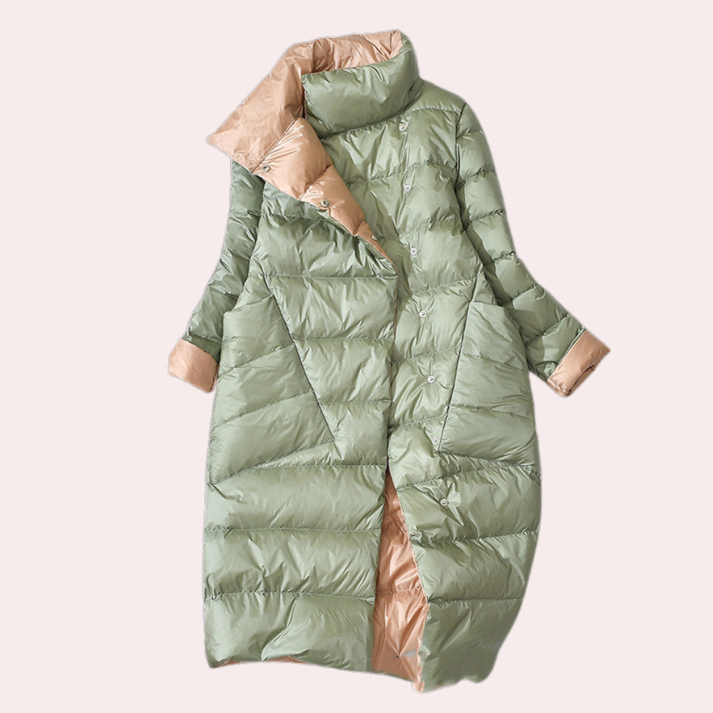 Lange Damen Winterjacke Warm