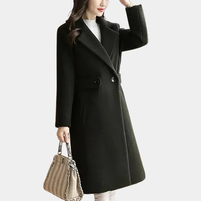 Langer Damen Wintermantel Elegant Carmen