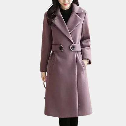 Langer Damen Wintermantel Elegant Carmen