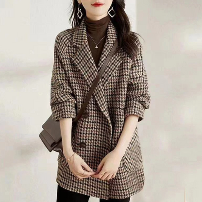 Stilvolle Damenjacke Herbst Winter Modell