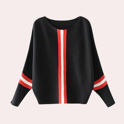 Damen-Pulli Elegant Streifen-Design