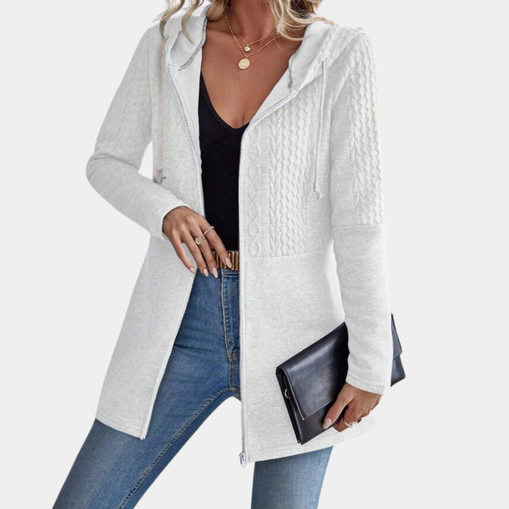Herbstjacke Damen Stilvoll Elegant - IdealeKleiden