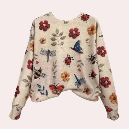 Stylischer Damenpullover Modern Geschnitten - IdealeKleiden