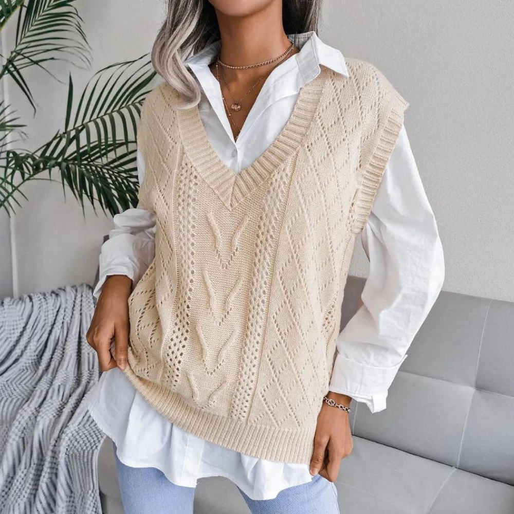 Frauen Sommerweste Ärmellos Trendy