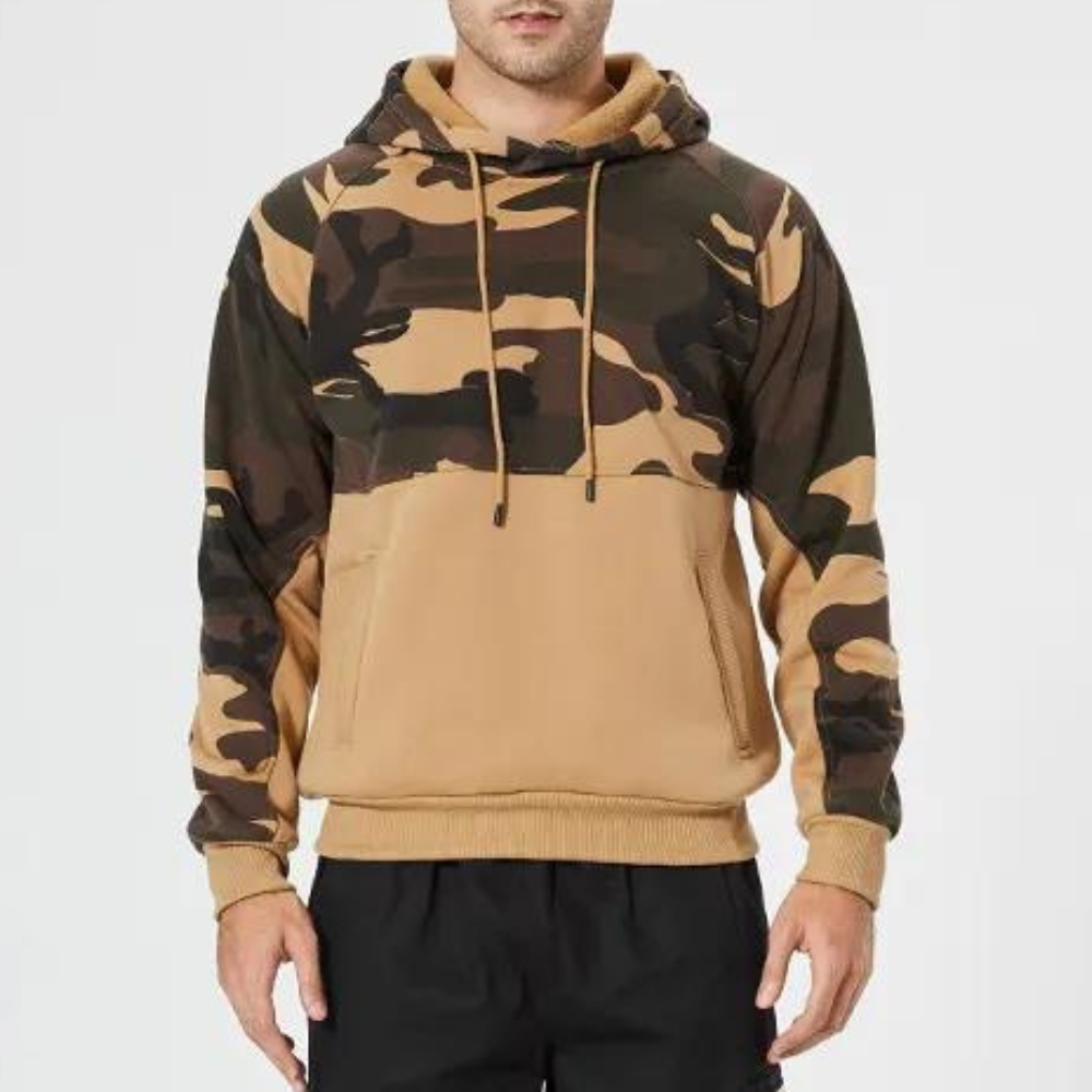 Camouflage-Hoodie Herren Verstellbar Größe