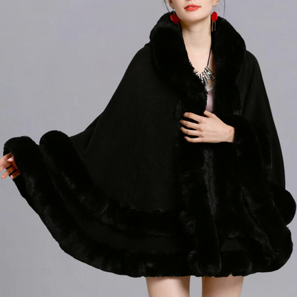 Elegante Damenwintermäntel Kapuze