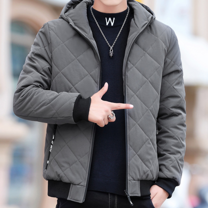 Herrenjacke Kapuze Modern Gemütlich
