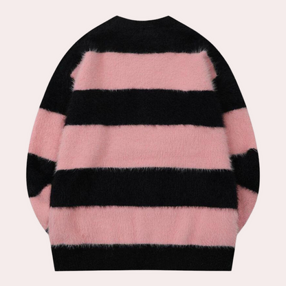 Modischer Oversize Pullover Damen Große Größen - IdealeKleiden