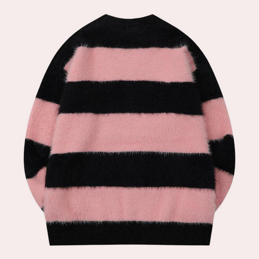 Modischer Oversize Pullover Damen Große Größen - IdealeKleiden