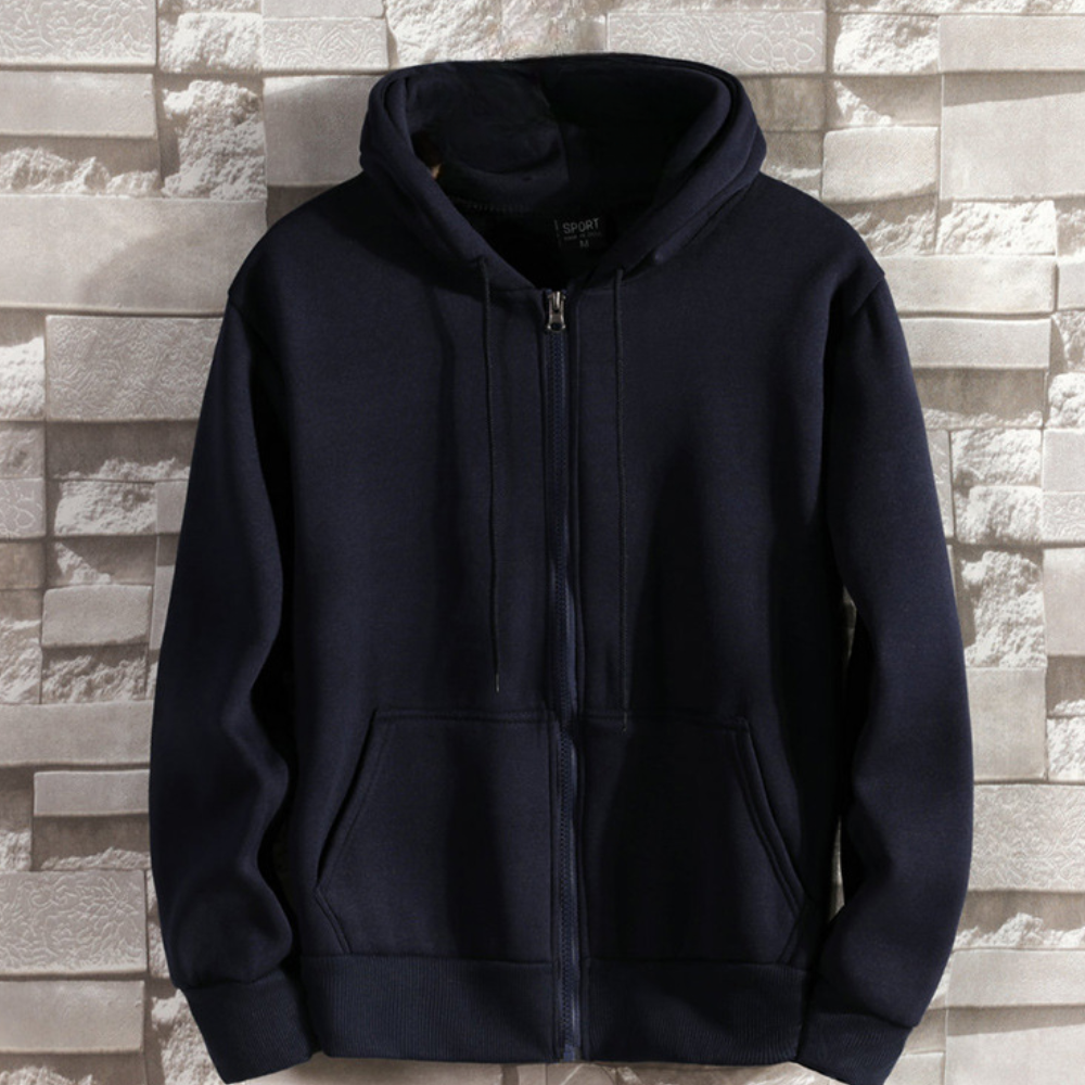 Moderner Herren Hoodie Reißverschluss Style