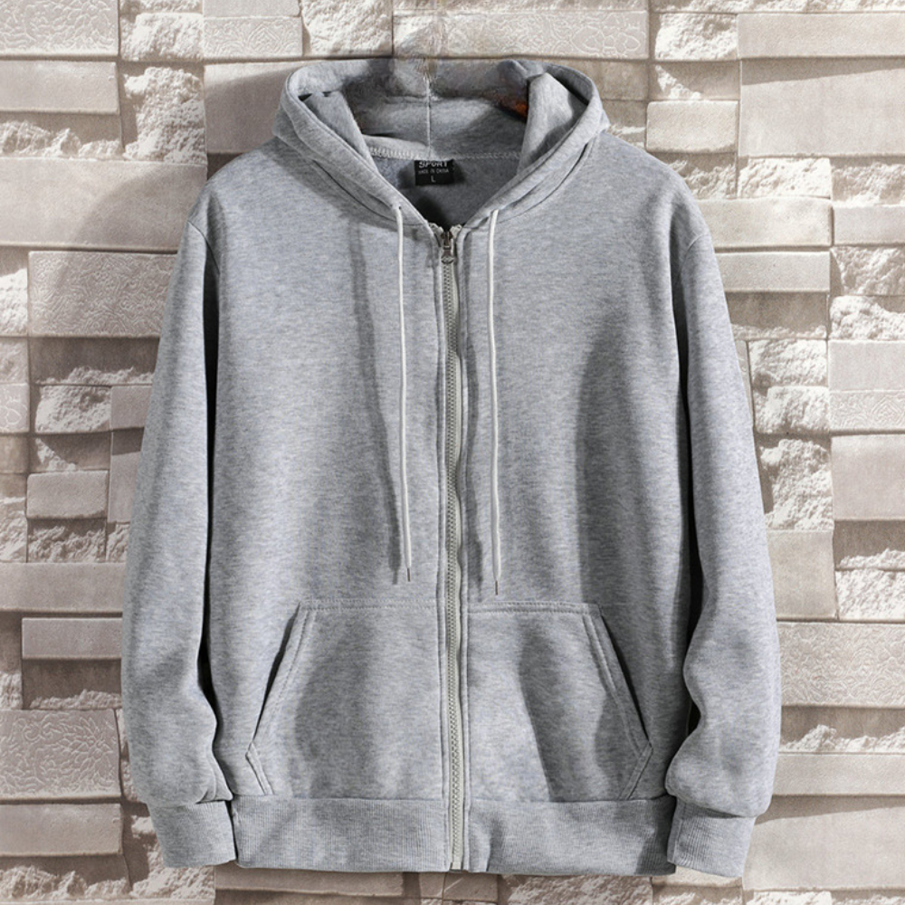 Moderner Herren Hoodie Reißverschluss Style