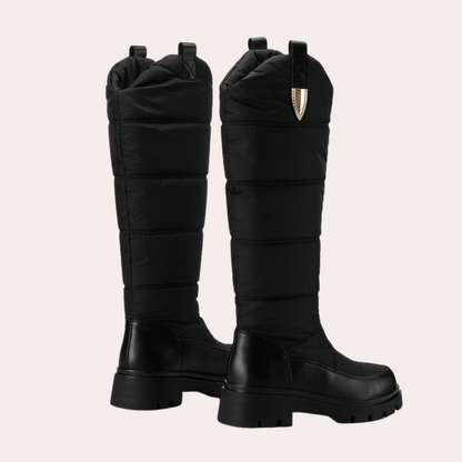 Knielange Stiefel Damen Schmal Elegant
