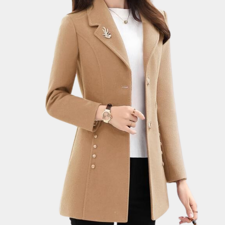 Eleganter Damenmantel Herbst Modell