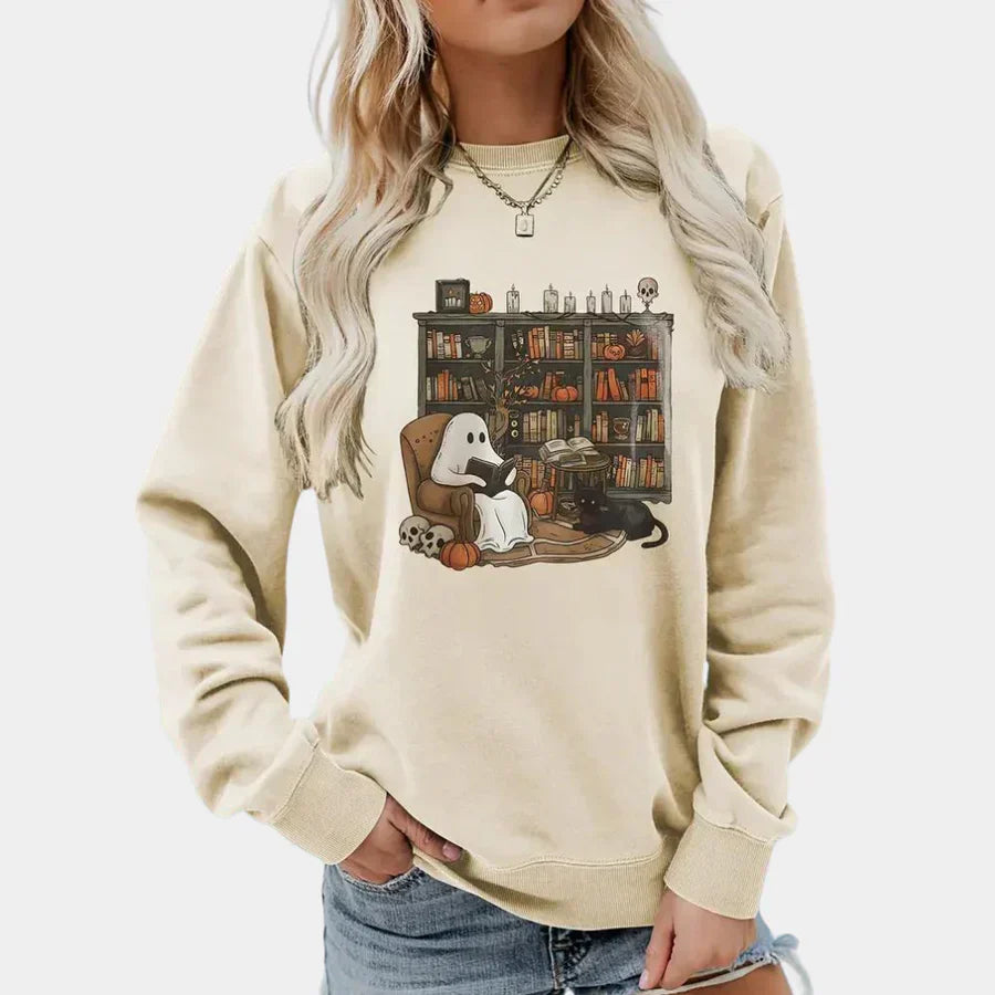 Spooky Halloween Pullover Damen Gruselig