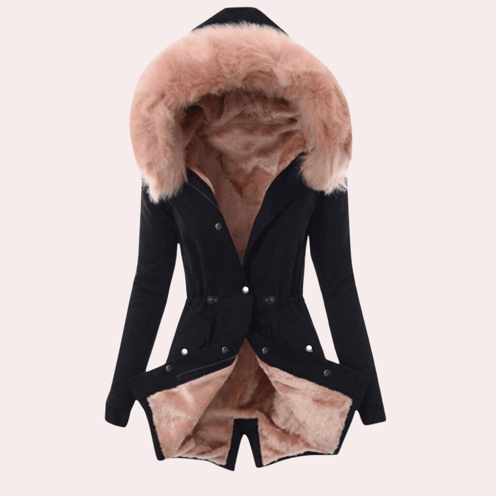 Warme Damenkapuzenpullover Winter
