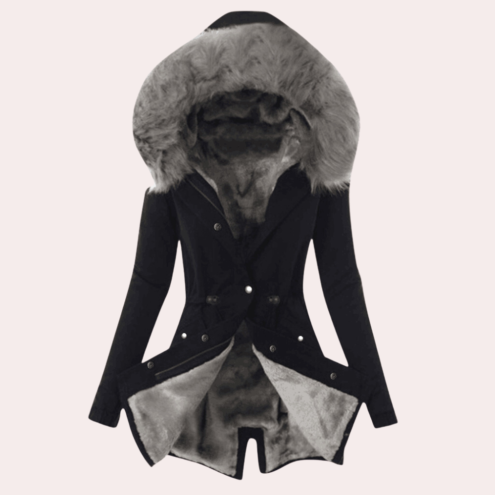Warme Damenkapuzenpullover Winter