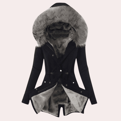 Warme Damenkapuzenpullover Winter