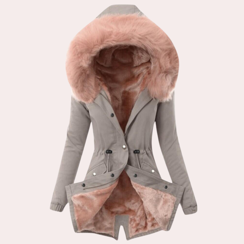 Warme Damenkapuzenpullover Winter