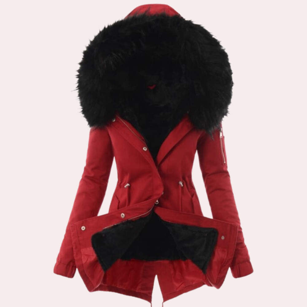 Warme Damenkapuzenpullover Winter