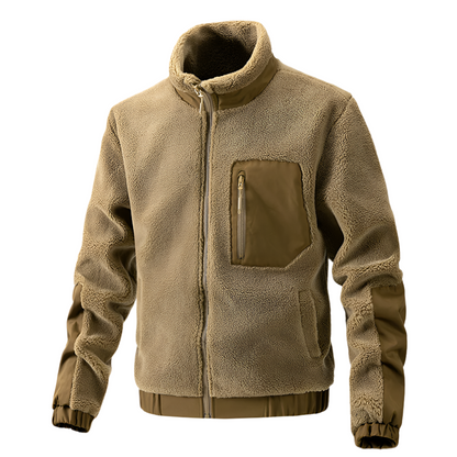 Herren Fleecejacke Outdoor Funktionell Reißverschluss