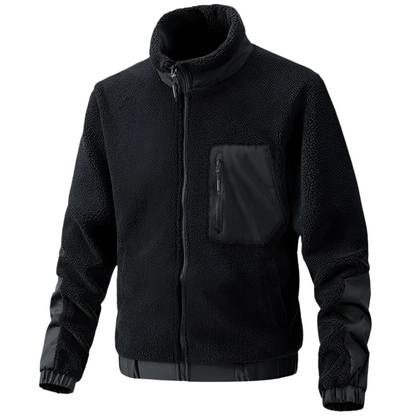 Herren Fleecejacke Outdoor Funktionell Reißverschluss
