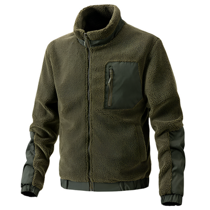 Herren Fleecejacke Outdoor Funktionell Reißverschluss