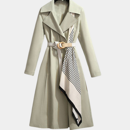 Eleganter Damen Mantel Klassisch Zweireihig - IdealeKleiden