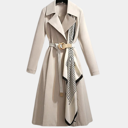 Eleganter Damen Mantel Klassisch Zweireihig
