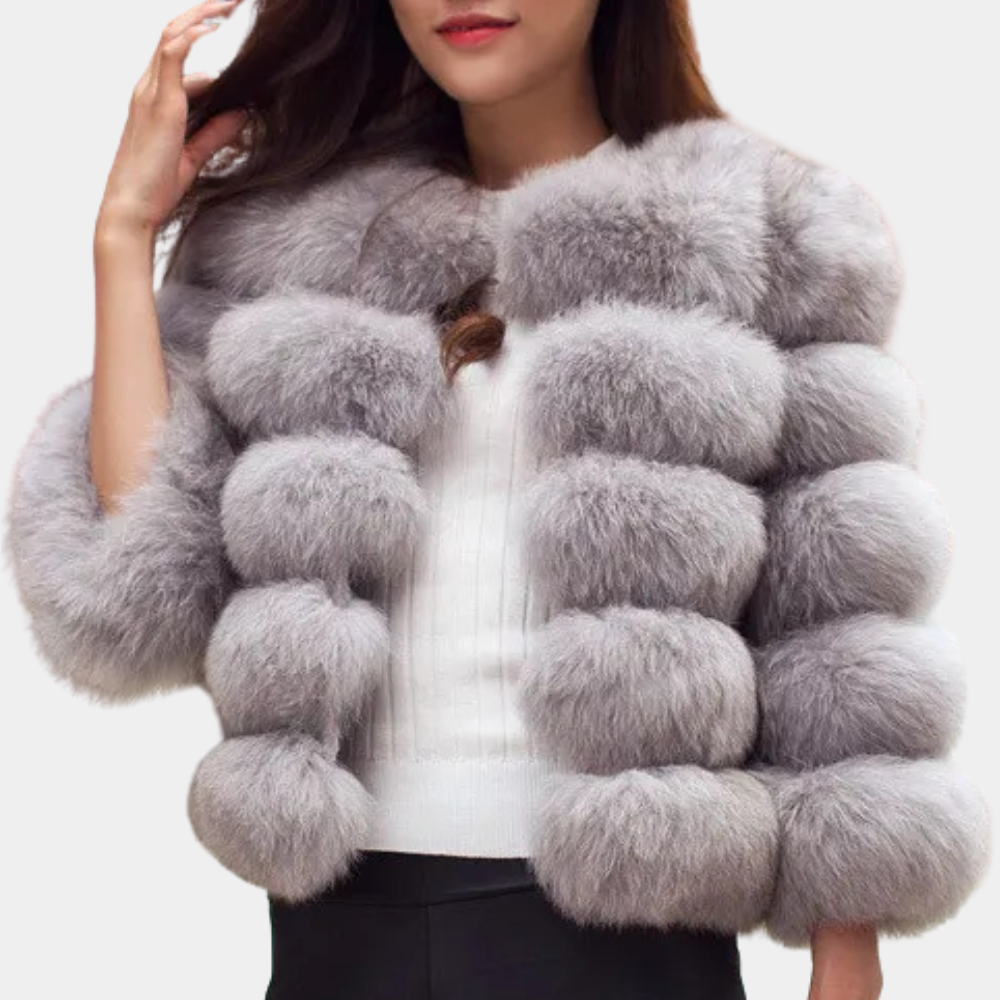 Eleganter Damen Wintermantel Stilvoll Warm