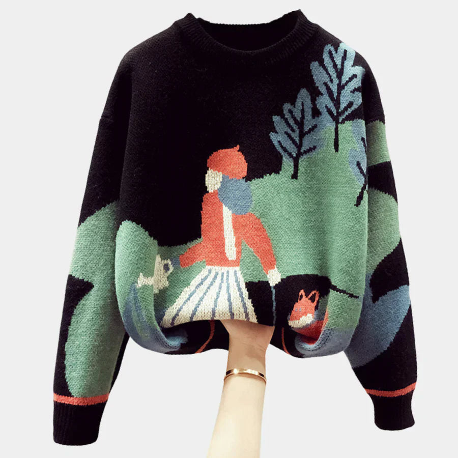 Weicher Strickpullover Damen Luxus Qualität