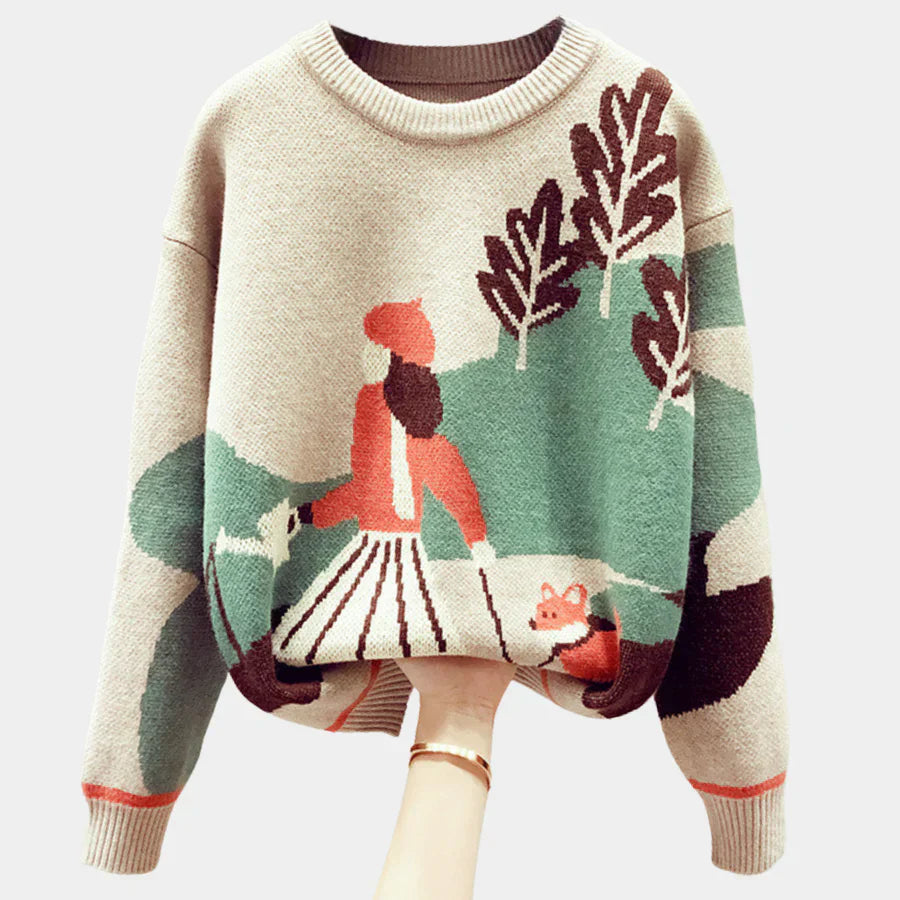 Weicher Strickpullover Damen Luxus Qualität