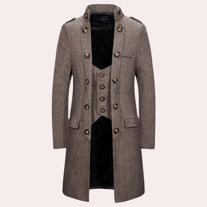 Herrenjacke Modern Mittellang Elegant - IdealeKleiden