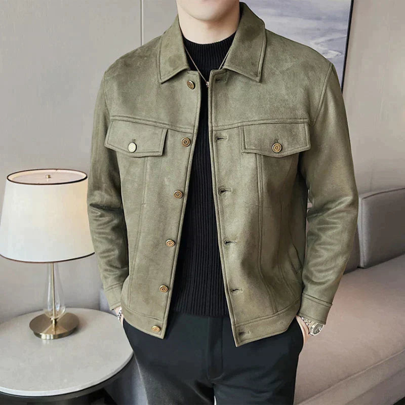 Modische Wildlederjacke Premium Qualität