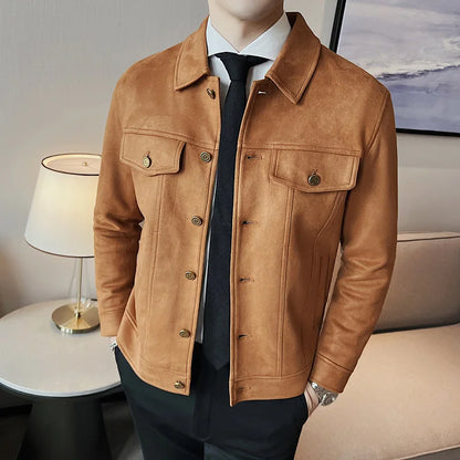 Modische Wildlederjacke Premium Qualität