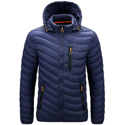 Herren Outdoor Jacke Warm Daunenfilled