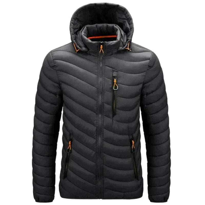 Herren Outdoor Jacke Warm Daunenfilled