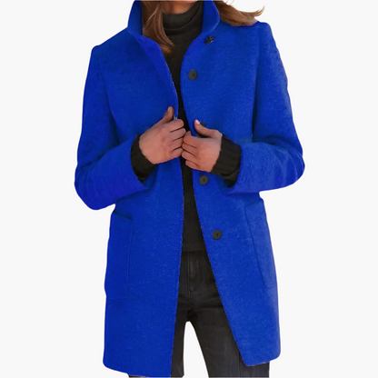 Damen Wintermantel Elegant Langärmlig Klassik
