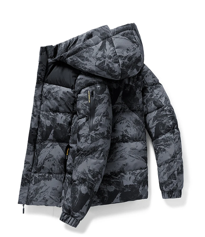 Militär Steppjacke Tarnmuster