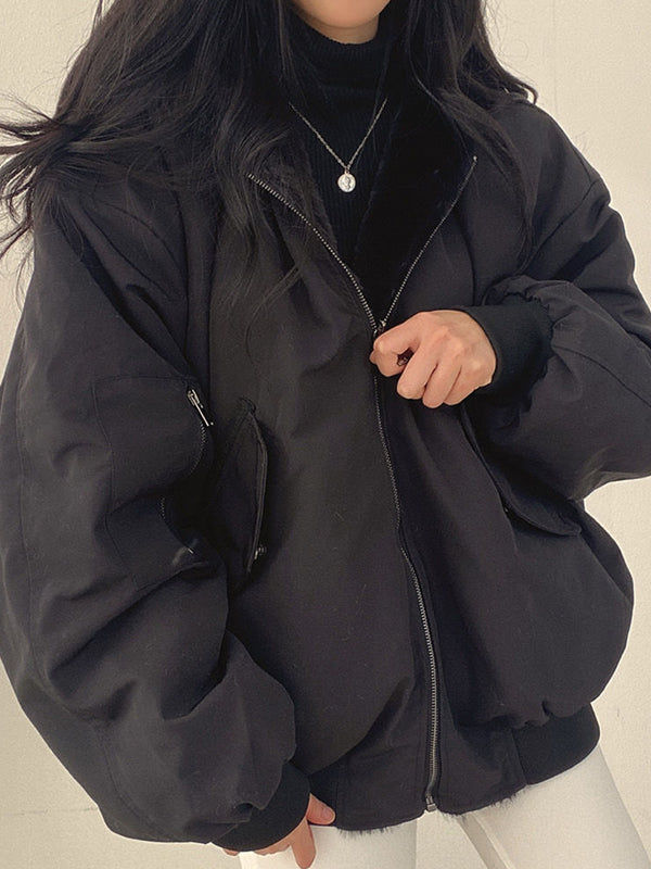 Stylische Winterjacke Damen Modern Design - IdealeKleiden