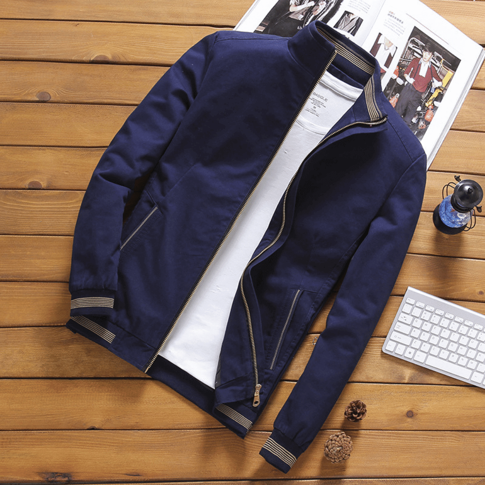 Herren Lederjacke Elegant Style - IdealeKleiden