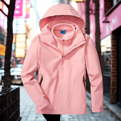 Wasserdichte Outdoor-Jacke 3-in-1 Funktion Fleece-Innenfutter