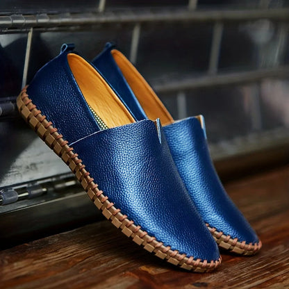 Elegante Herren Loafer aus Leder Luxus Qualität - IdealeKleiden