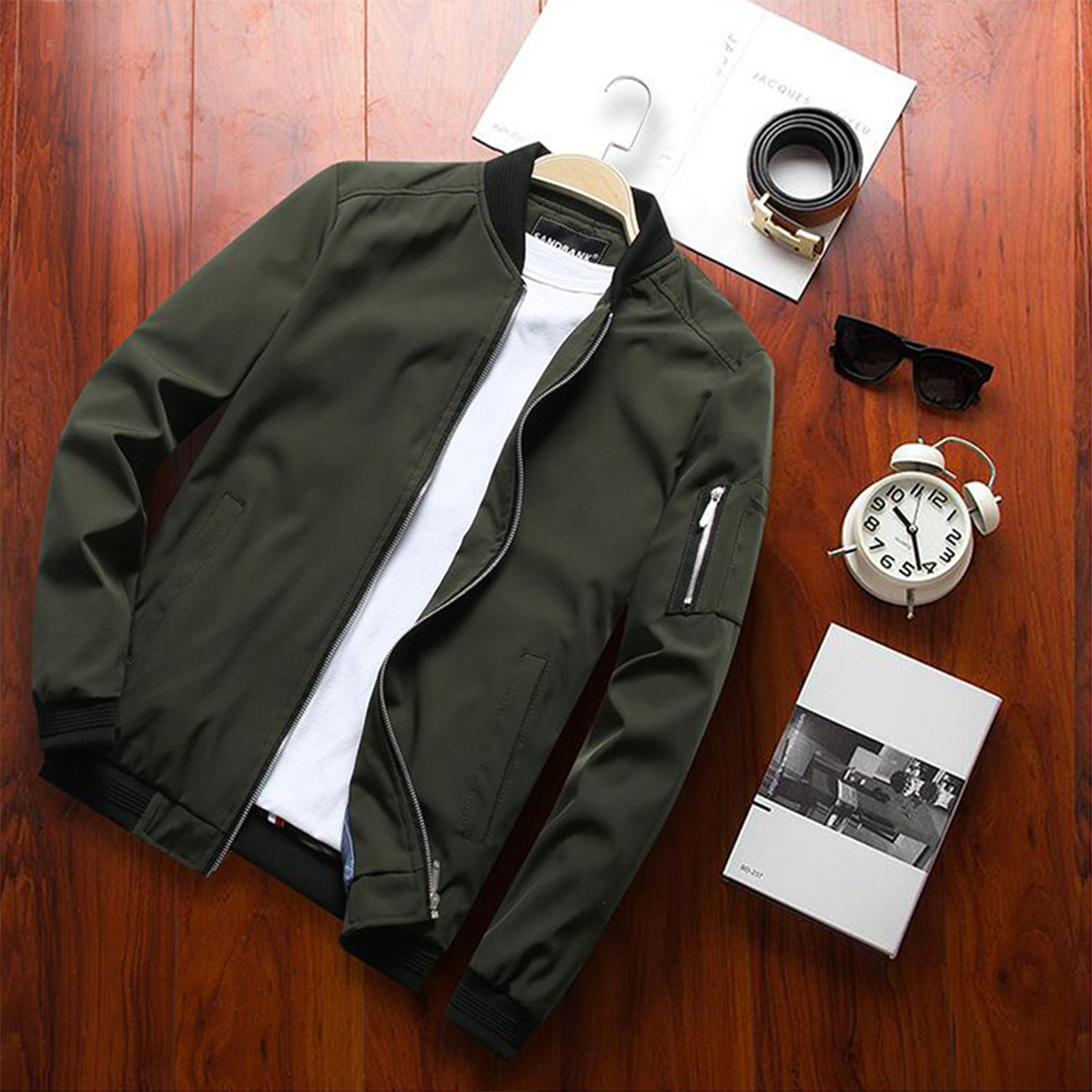 Herren Herbstjacke Stilvoll Elegent - IdealeKleiden