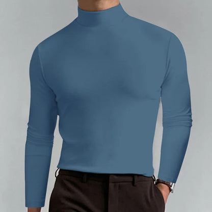 Herren Pullover Slim Fit Langarm
